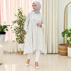 Skyline Striped Modest Tunic